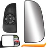 Towing Convex Mirror Glass Compatible with 09-20 Dodge Ram 1500