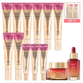 Home Shopping's latest AHC AM Ampoule Core Lifting 40ml 8+12ml 3+2 samples+Royal Saponin 2 / 홈쇼핑 최신상 AHC 아이크림 앰플인 코어 리프팅 40ml 8개+12ml 3개+샘플 2개+로얄사포닌 2종