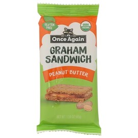 ONCE AGAIN Organic Peanut Butter Graham Sandwich, 1.59 OZ