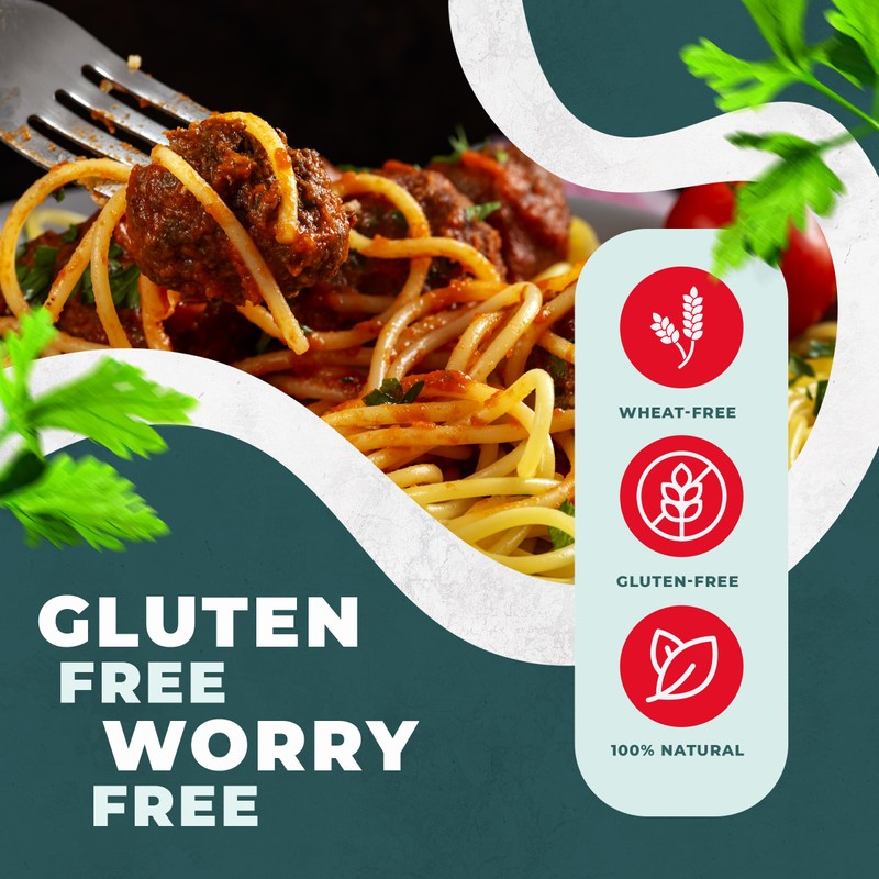 FIFY'S GLUTEN-FREE Teff Spaghetti Pasta – All Natural, Nutrient-Rich Gluten