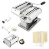 MZTOGR Pasta Maker Machine with 9 Adjustable Thickness Settings, 2