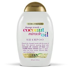 Ogx Shampoo Coconut Miracle Oil 13 Ounce X-Strength (385ml) (2 Pack)