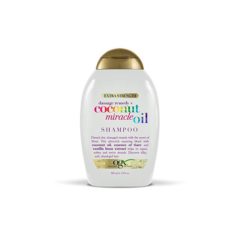 Ogx Shampoo Coconut Miracle Oil 13 Ounce X-Strength (385ml) (2