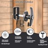 JZVXX 2Pack Shed Lock, 5-1/2" Steam with 4 Keys, Shed