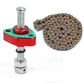 Cam Timing Chain 104L & CNC Manual Tensioner For Honda Foreman Rubicon 500 2001-2011 14520-HA0-771 14401-HN2-003