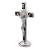 POFET Crucifix Jesus Christ Cross Statue Figure for Car Home