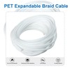 Heyiarbeit 10m/32.8ft PET Expandable Braid Cable Sleeving Flexible Wire Mesh
