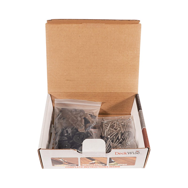 DeckWise Ipe Clip Standard Hidden Deck Fasteners, 3/32" Spacing (100