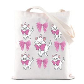Marie Cat Tote Bag Marie Cat Movie Merchandise Marie Ladies Gift Magic Kingdom Gift WDW Gift Marie Cat Lover Gift (Marie Cat Tote CA)