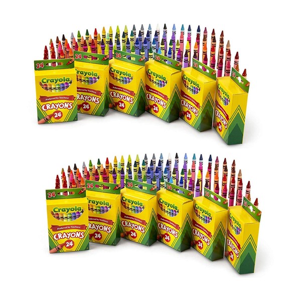 24 Count Crayons (12-Pack)