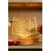 Ramadan Decorative Islamic Eid Mubarak Decoration 3D LED Lamp Gift