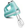 KitchenAid 5 Ultra Power Speed Hand Mixer - KHM512, Aqua