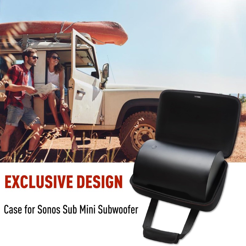 LTGEM Case for Sonos Sub Mini Compact Wireless Subwoofer- Travel