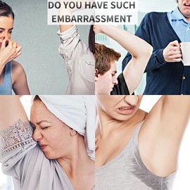 BOYYOEE 40PCS Armpit Sweat Pads Individual Package Underarm Sweat Pads for Sweating Women Men Portable Sweat Pads for Under Arms