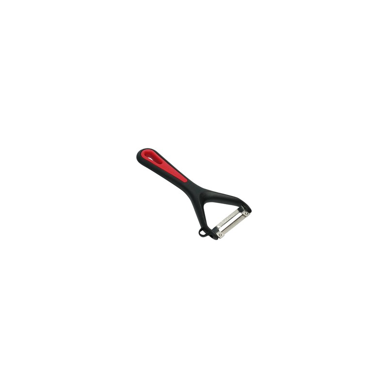 Westmark Gallant Peeler, Plastic/Stainless Steel, Black/Red/Silver