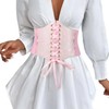 Elastic Corset Belt for Women Costume Wide Lace up Waist