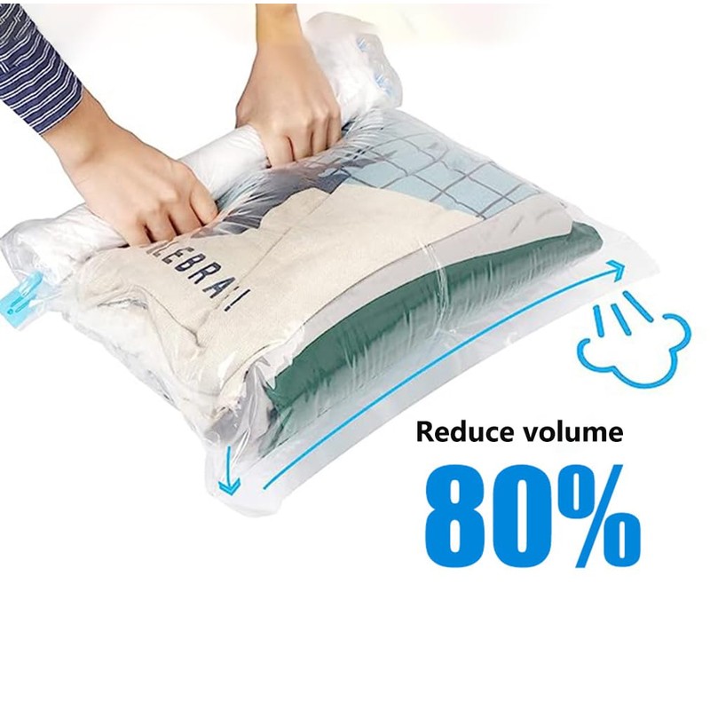 KAnduo Space-Saving Compression Bags 10-Pack - Essential Travel Accessories -