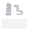 MAWA Outfit Hangers, Hanger Extender Clips, Heavy Duty Space Saving