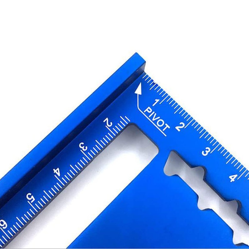 ASNOMY Imperial Triangle Ruler - 7 Inch & 12 Inch
