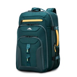 High Sierra Hi-Life Travel Backpack - Features 2-inch Expansion, WetPak Pockets, 17” Laptop Compartment, Stack-It Strap, Adjustable Sternum Strap, Fleece Pocket, Dual Water Bottle Pockets