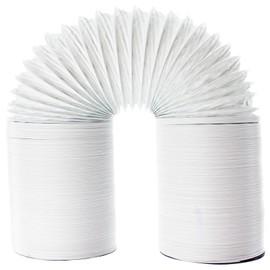 SPARES2GO Universal Tumble Dryer Extra Long 10m Vent Hose Pipe + Screw Clips (4" / 100mm)