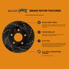 Hart Brakes Rear Brakes and Rotors Kit |Rear Brake Pads|