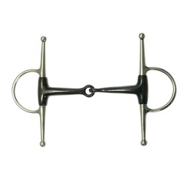 JP Korsteel Sweet Iron Jointed Full Cheek Snaffle Bit, 5"