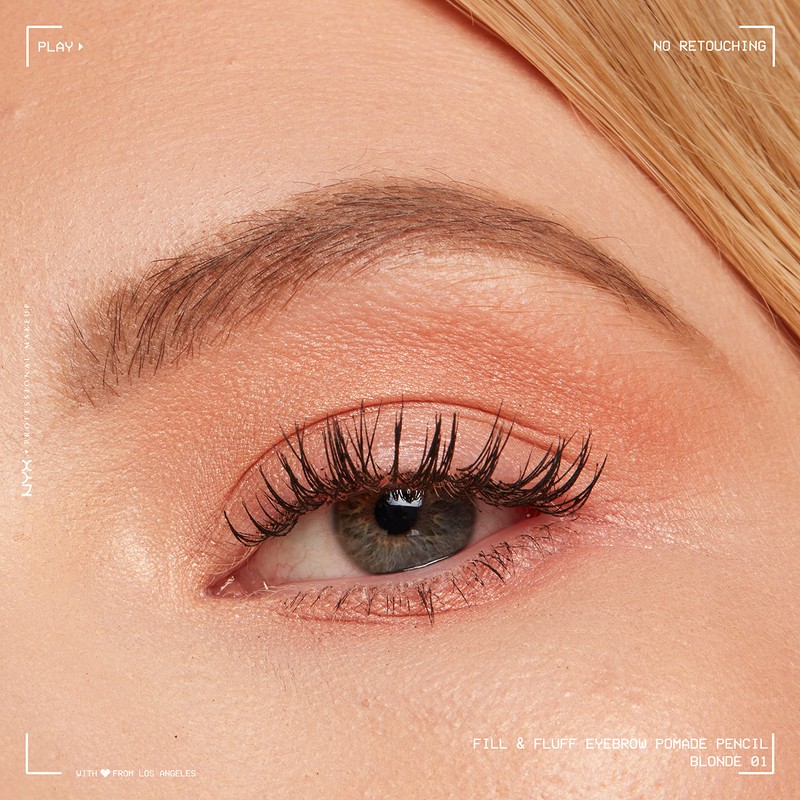 NYX Professional Makeup Fill & Fluff Eyebrow Pomade Pencil: Blonde