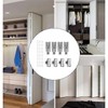 Gorise 4pcs Reverse Folding Sliding Door Hinge Wardrobe Bi-Fold Closet