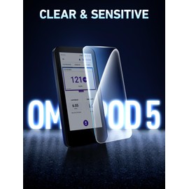 YOUSHARES Screen Protector Compatible with Omnipod5 Receiver, HD Tempered Glass Film Protective Film, Anti-Fingerprint, Scratch-Resistant