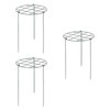 Generic 3 Pieces Peony Support Cages Plant Support Stakes Metal
