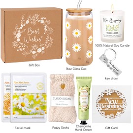 New Beginnings Box, Farewell Gifts For Coworkers, Self, New Job Going Away Break Up Divorce Goodbye Good Luck Gift Basket, Self Care Gifts for Women Her Best Friends Sister Mom