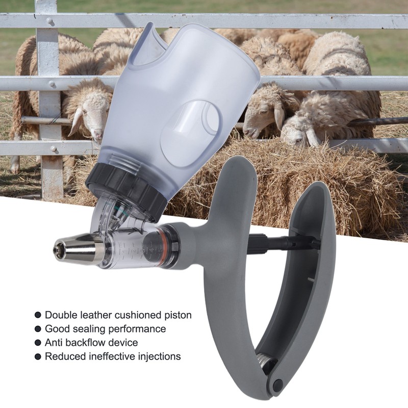 5ml Animal Injector Adjustable and Continuous Animal Syringe Injector for