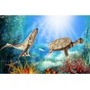 3D Wooden Sea Animal Puzzle - 6 Piece Set Wood