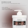 Advanced Clinicals Coconut Oil Cream. Two Spa Size 16oz Moisturizing