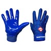 FKG-03 High level Linebacker football gloves, LB, RB, TE, BLUE