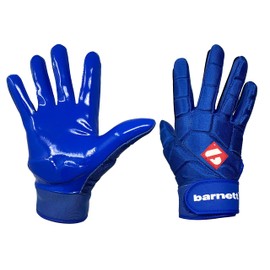 FKG-03 High level Linebacker football gloves, LB, RB, TE, BLUE (M)