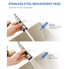 J-HVA Metal Kitchen Faucet Head Replacement, 2 Modes Pull Down