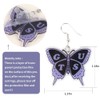 Olivia Concert Earrings Merch Acrylic Purple Butterfly Earrings Accessories Gifts