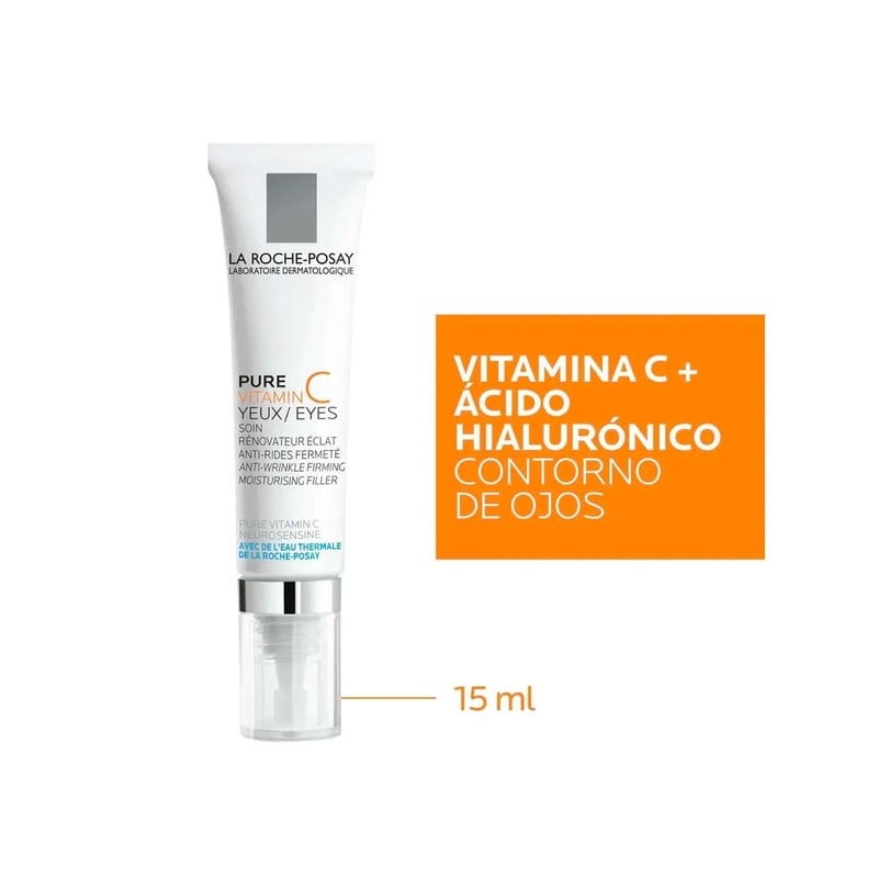 Crema La Roche Posay Contorno de ojos Antiarrugas Pure Vitamin