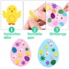 ZDQC 486 Pieces Easter Eggs Craft Set, DIY Easter Decoration