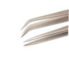 KONTONTY 1pc Pointed Steel Tweezers Set for Jewelry and Manicure