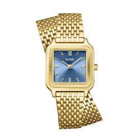 Cruz Gracieuse Petite CW11816 Women's Watch, Gold, Kyanite Blue, Classic