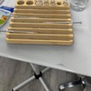 Aesthetic Practitioner Syringe Tray with Vial Holder, Bamboo Vial Holder