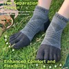 Merino Protect Merino Five Toe Socks Men Women Lightweight Coolmax