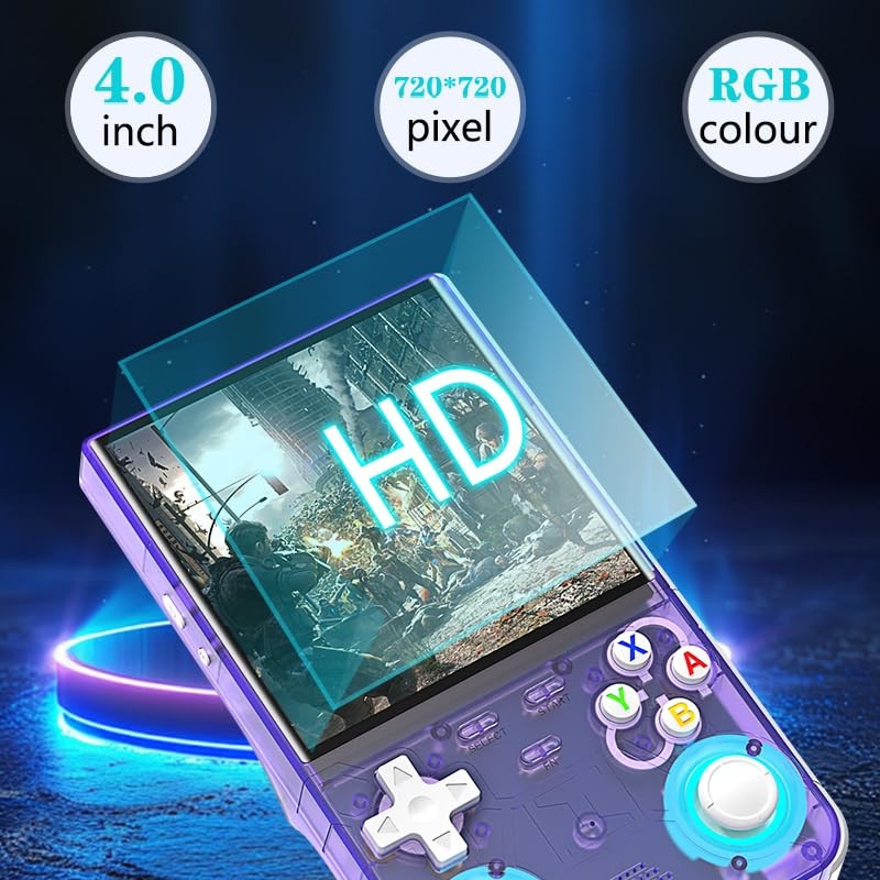 New R36 Ultra Handheld Game Console, 4" IPS Screen Portable