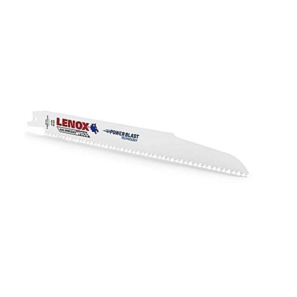 Lenox Tools Wood Cutting Reciprocating Saw Blade with Power Blast