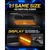 AUTOONE LED Side Marker Lights Red & Yellow Compatible With