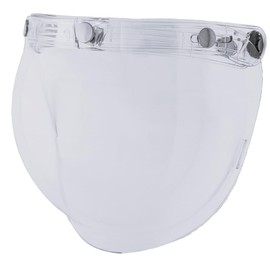 SUNUP SA-004 LOCKIN ANTI-FOG UP/DOWN Motorcycle Helmet Parts Shield, Clear Anti-Fog Anti-Fog Treatment, Flip Up, Open/Close, Bubble, Clear