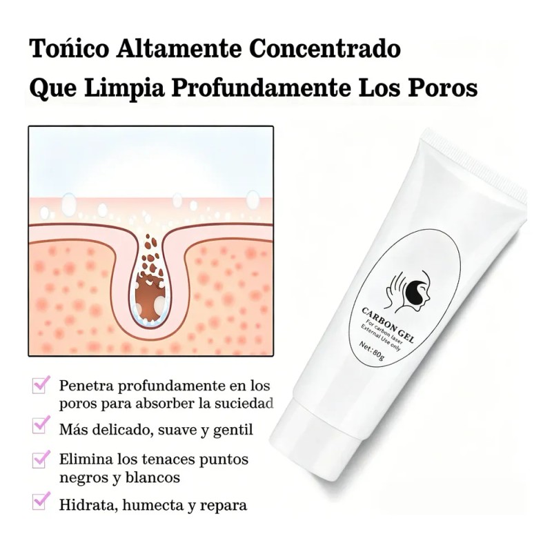 Mask Mascarilla Carbón Activado Elimina Puntos Negros Facial